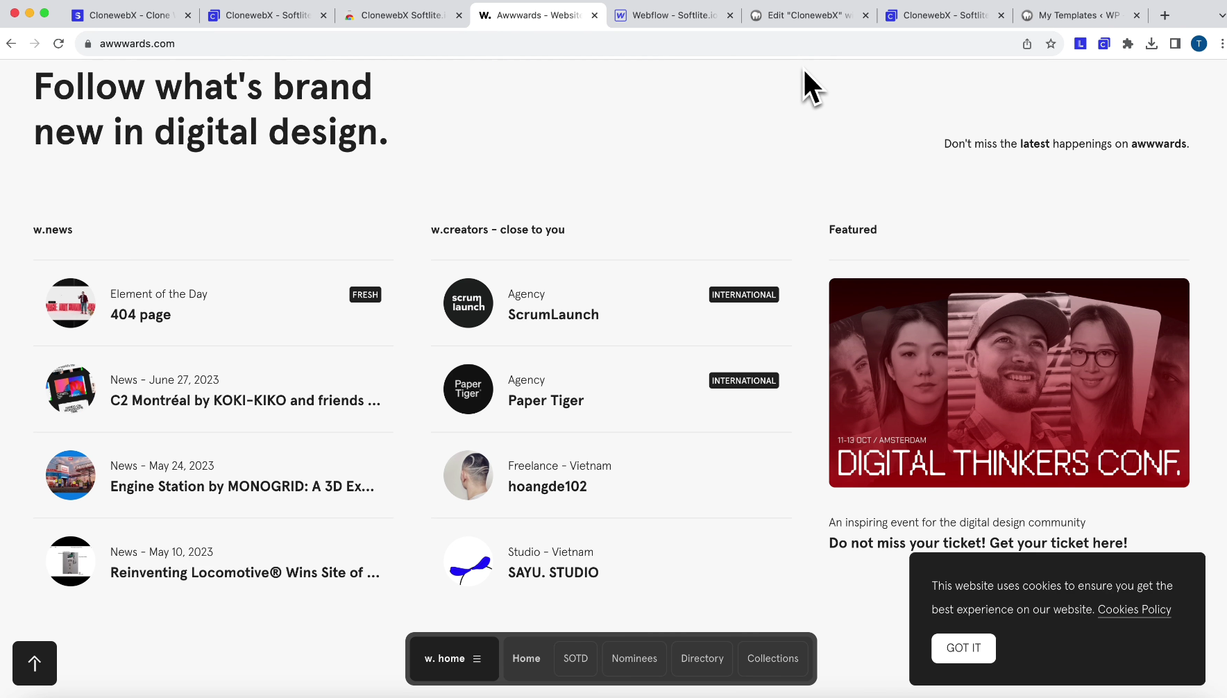 Ultimate tool to clone a website into Bricks, Breakdance - Softlite.io
