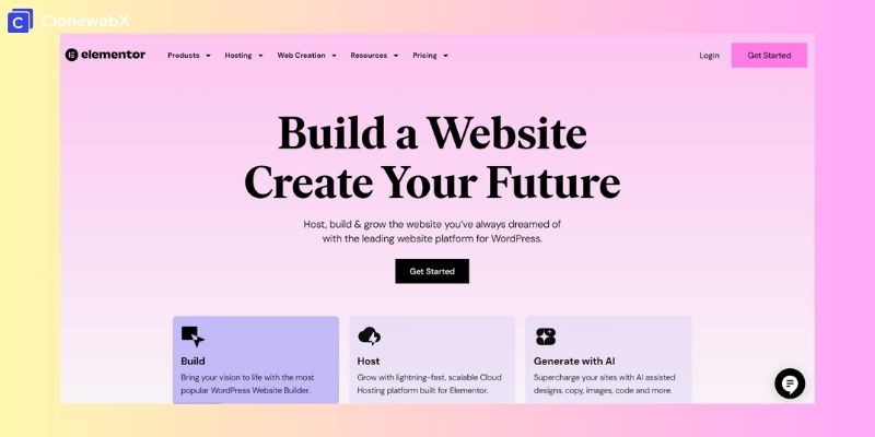 clone-website-best-page-builder-wordpress-clonewebx-elementor