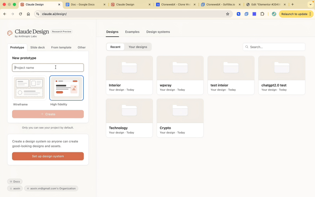 AI website builder workflow using Claude AI