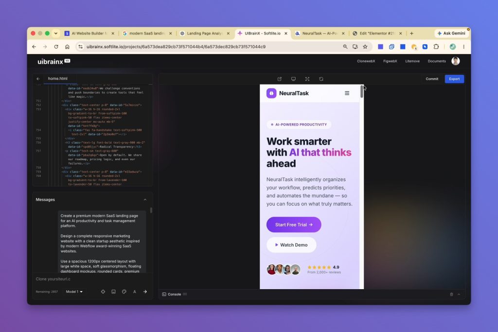 How to Build Websites with UIBrainX 3-4