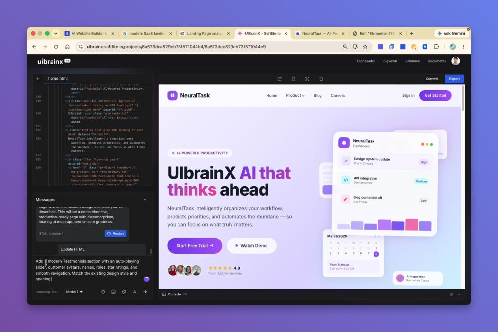 How to Build Websites with UIBrainX 4-2