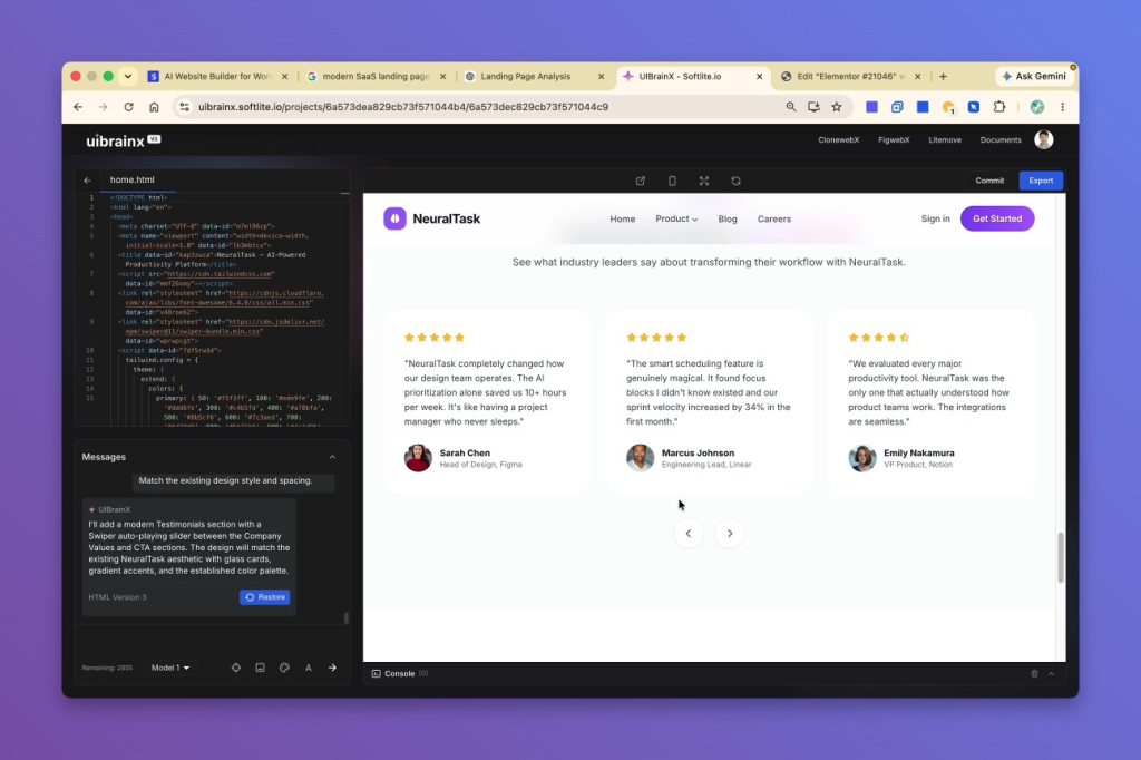 How to Build Websites with UIBrainX 4-3