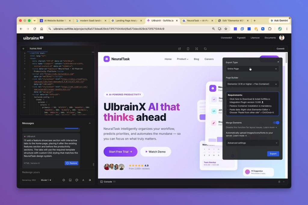 How to Build Websites with UIBrainX 5