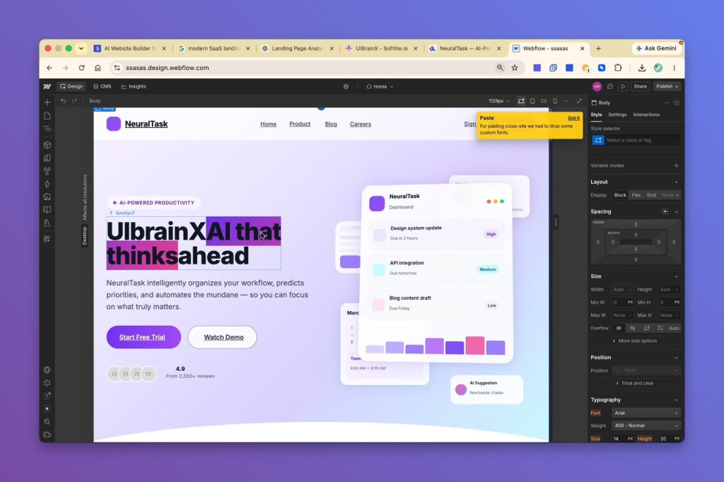 How to Build Websites with UIBrainX 7-13