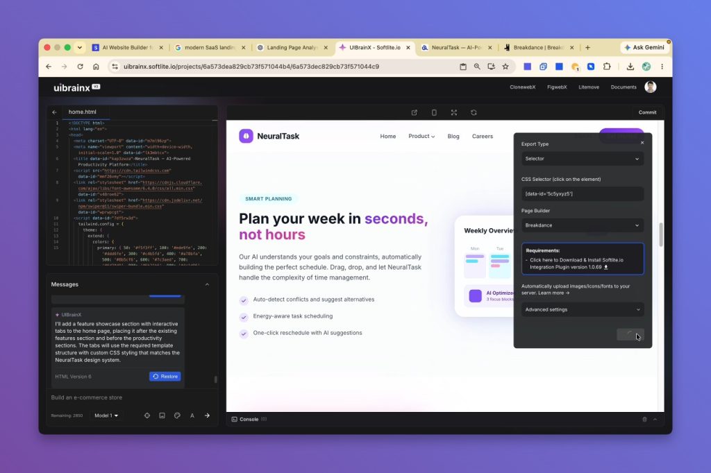 How to Build Websites with UIBrainX 7-4