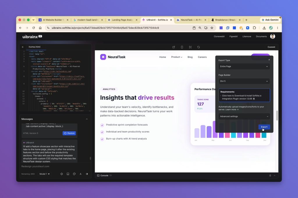 How to Build Websites with UIBrainX 7-9